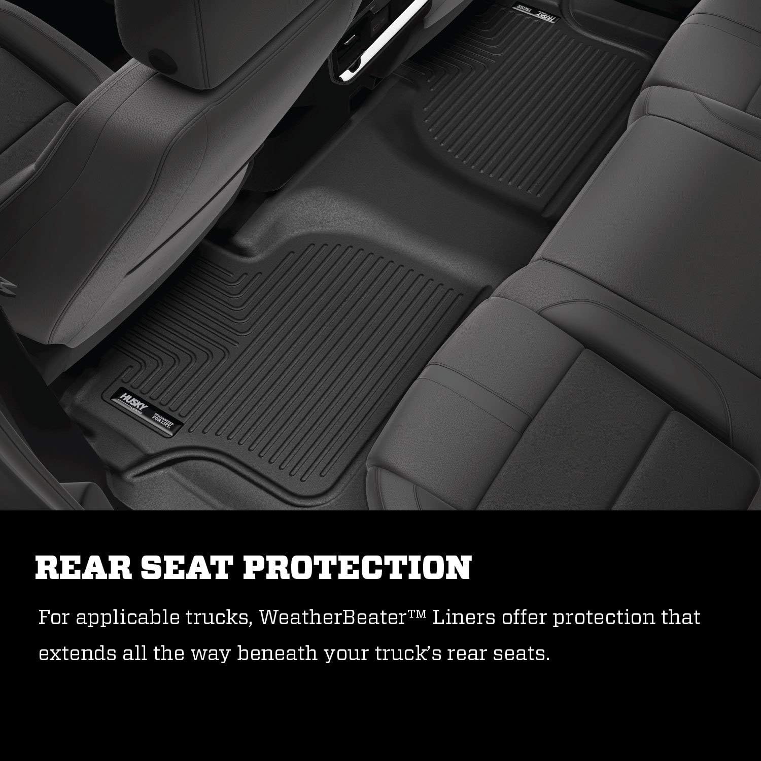 Black Front Floor Liners 2 Pcs X857463