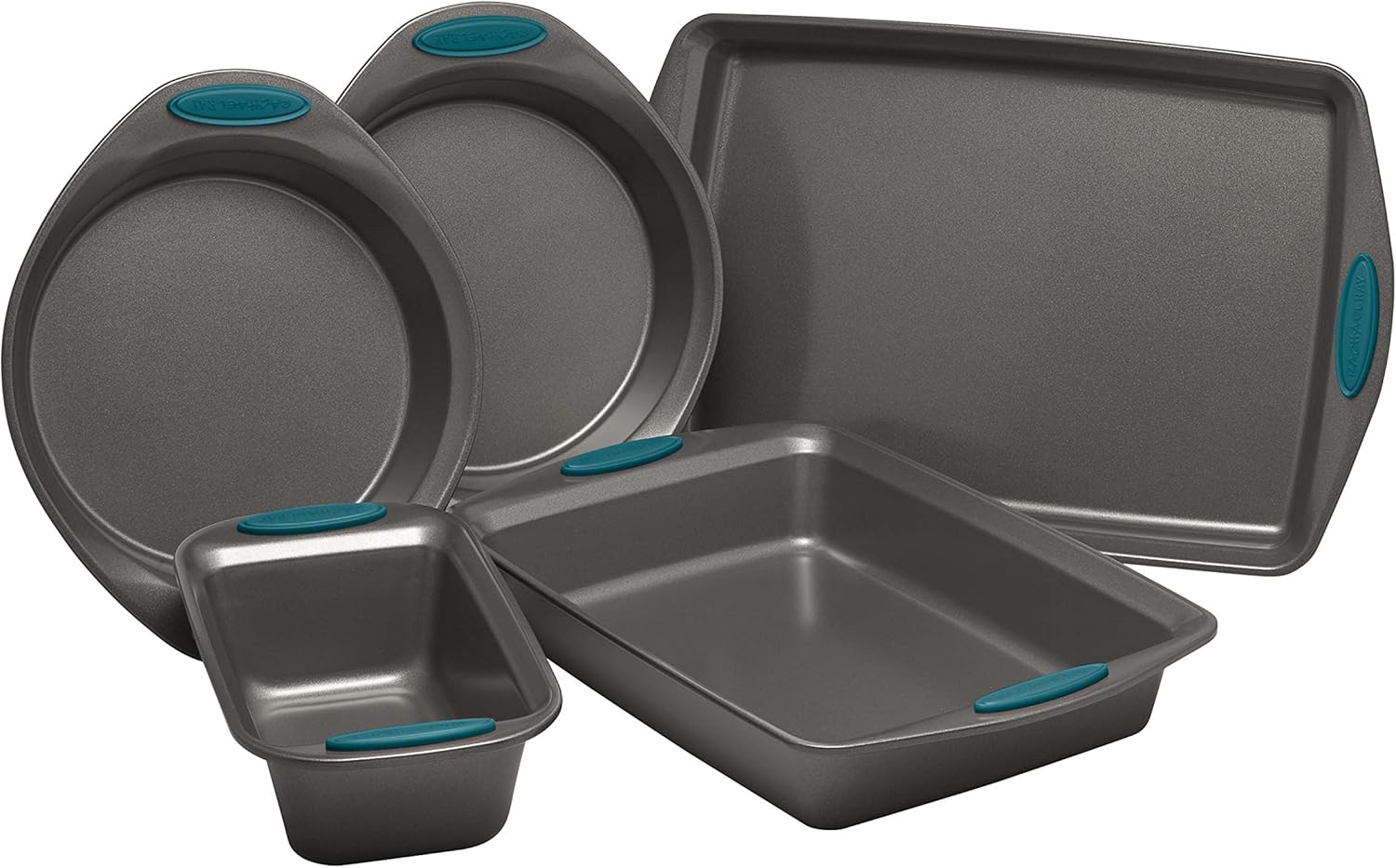 5 Piece Nonstick Bakeware Set with Bread Pan, Baking Pans and Cake Pans K488075