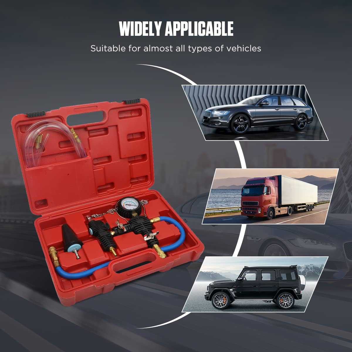 Coolant Vacuum Refill Kit with Suitcase E255