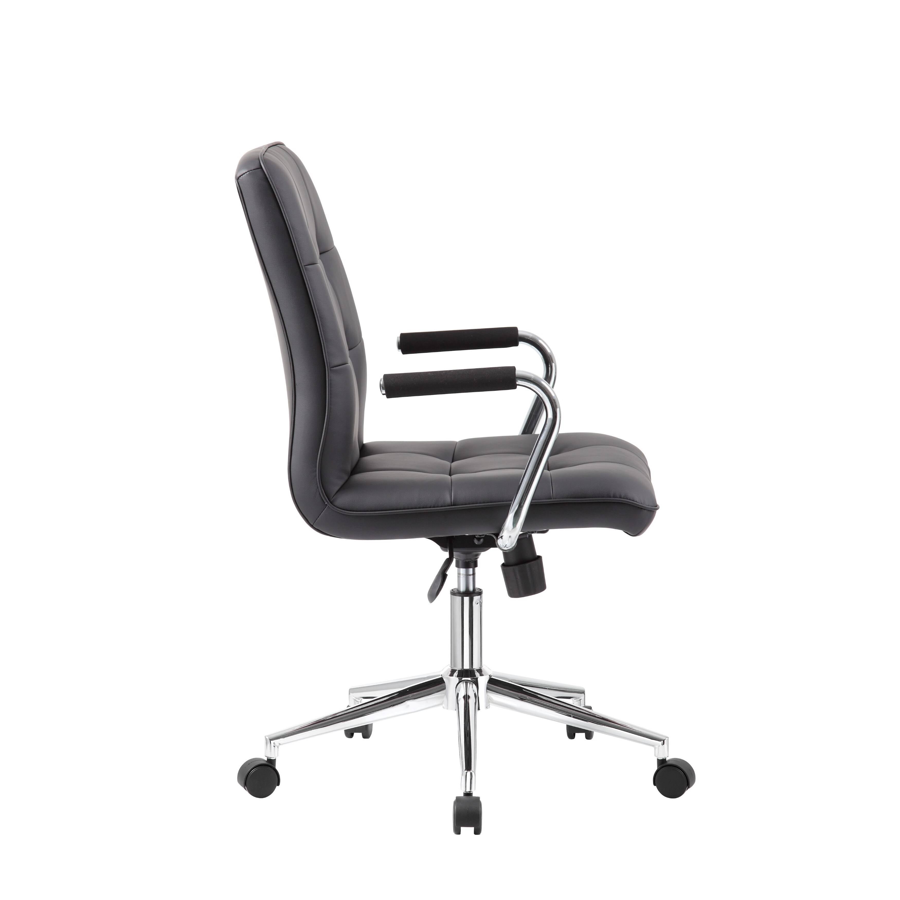 Red Faux Leather Office Chair X40858