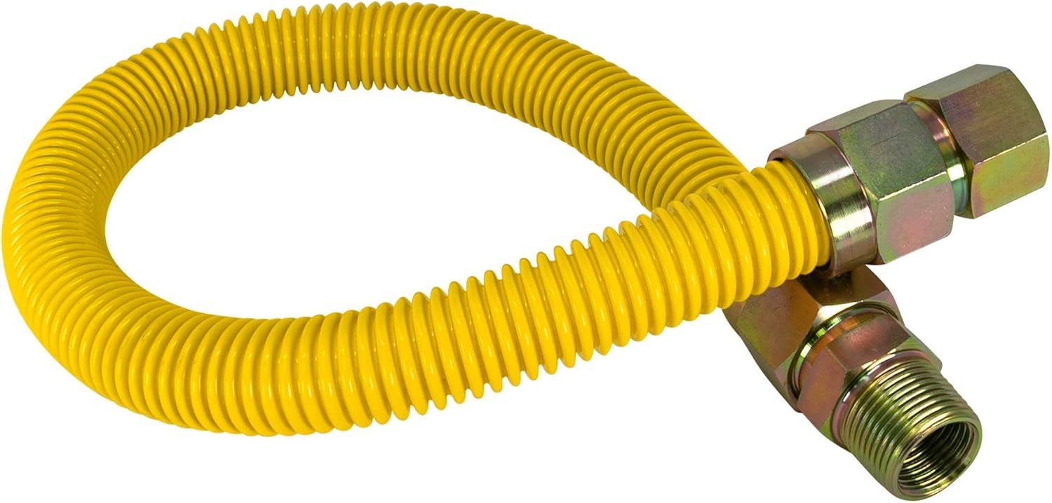 1 OD x 60 Long x 3/4 MIP x 3/4 FIP Gas Flex Line Connector Kit F513