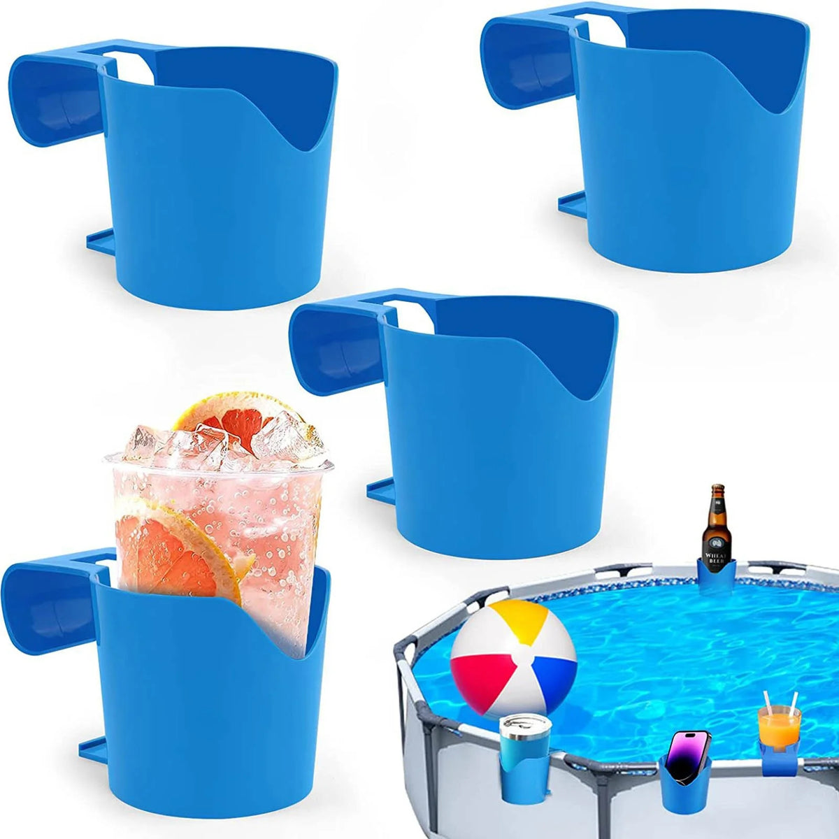 Blue Pool Drink Holder Cup Holder Y99308