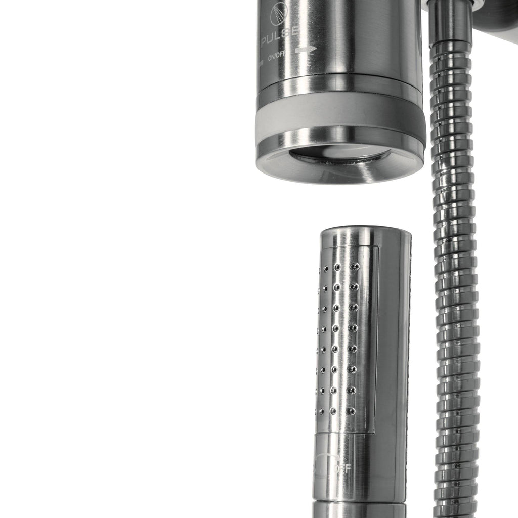 Brushed-Nickel Shower System E713430