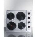 Stainless Steel 4-Burner Solid Disk Cooktop T579527