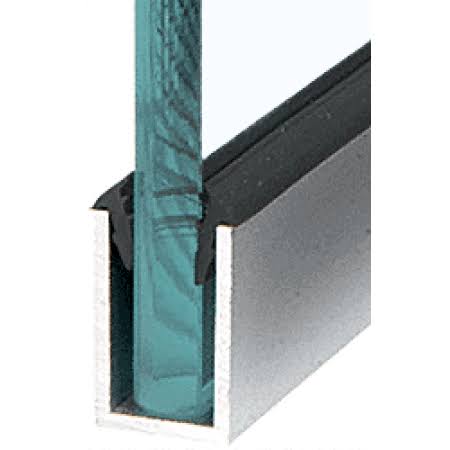 Brushed Stainless Anodized 2x22 Deep U-Channel B41880