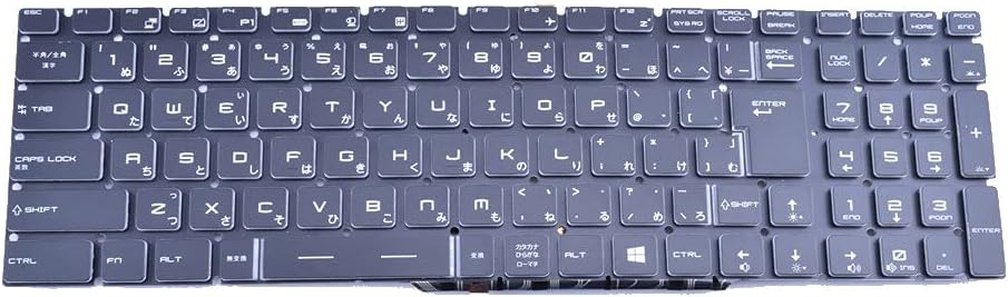 Japanese Backlit Laptop Keyboard with Crystal Keycap L8096