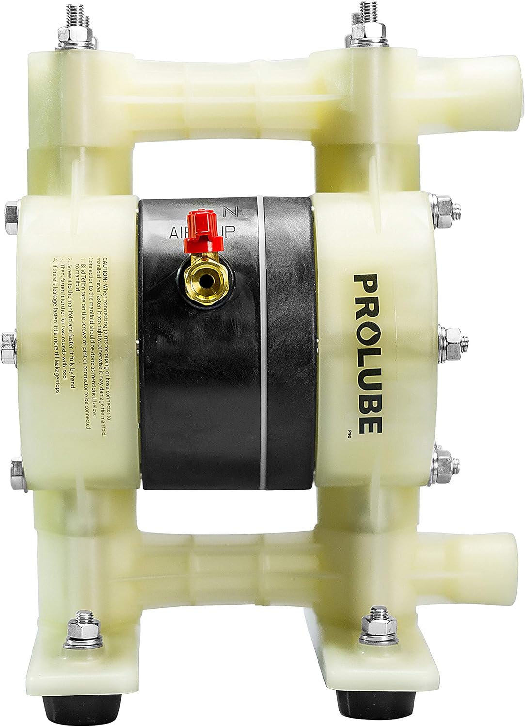Air Operated Double Diaphragm Pump, 1-inch Inlet/Outlet, Aluminum Casing, NBR Diaphragm, 37 GPM Y729152