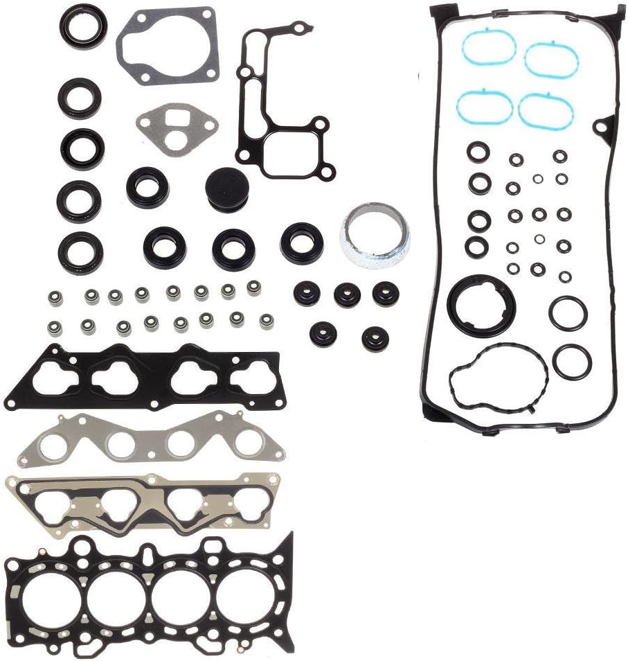 Head Gasket Set with Head Bolts Compatible with Civic DX LX 2001-2005 VTEC D17A1 1.7L Pack of 2 A850849