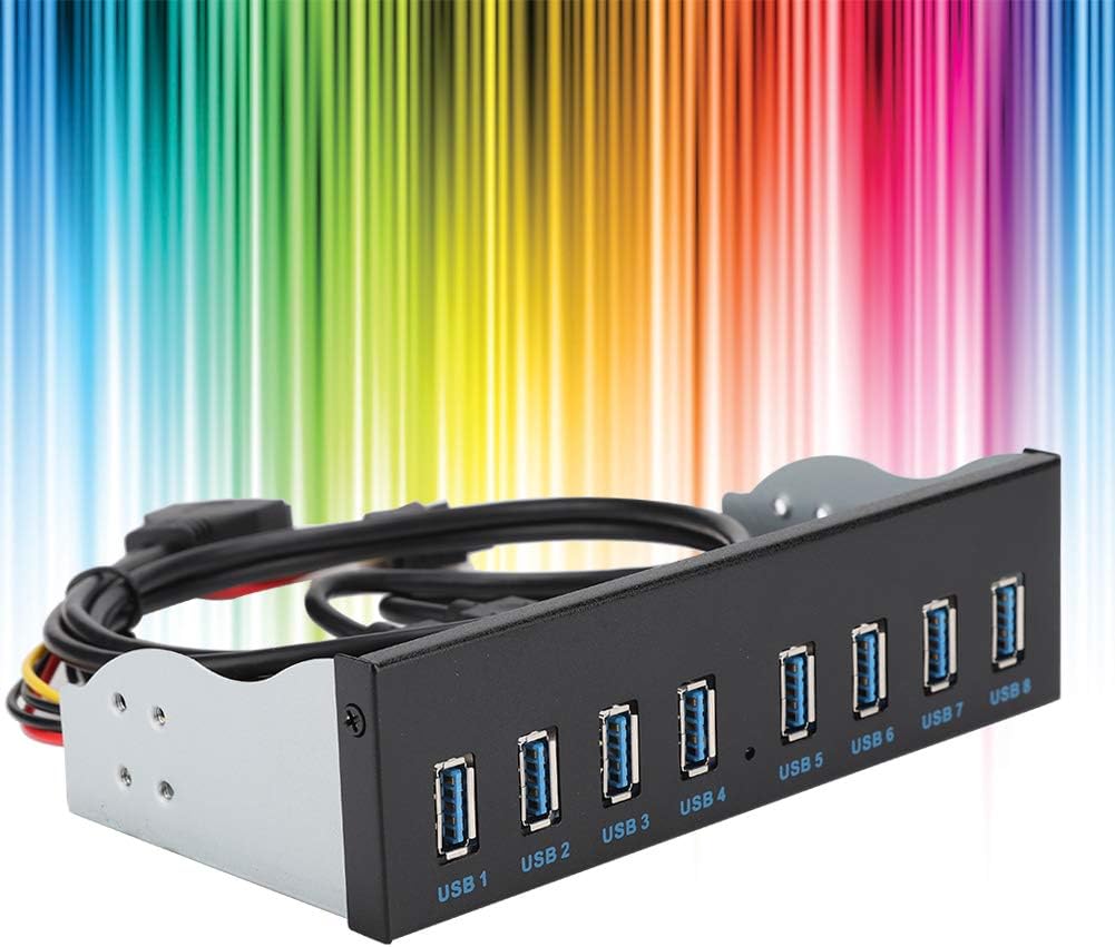 USB3.0 8 Port Hub Optical Drive Front Panel Adapter A63594