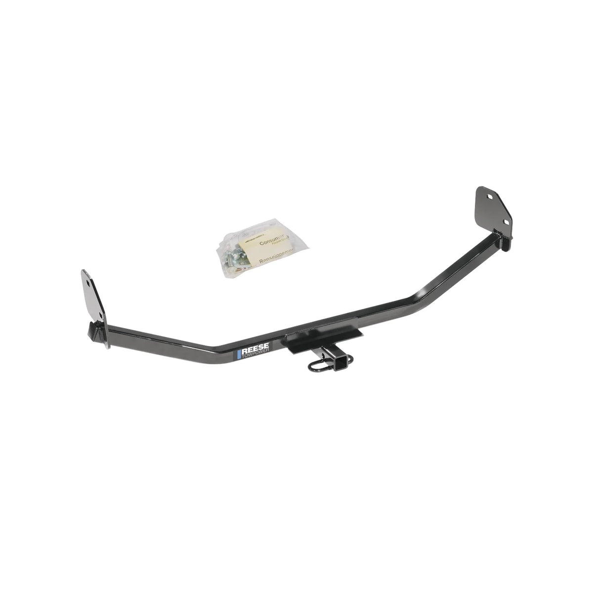 Class 1 Trailer Hitch, 1-1/4 Inch Square Receiver, Black L6338