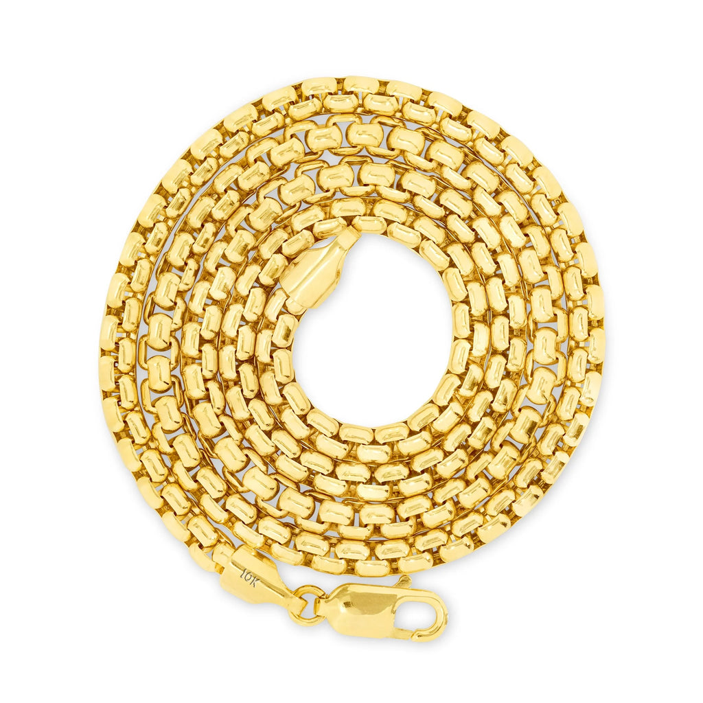 10k Yellow Gold 5mm Rolo Chain Necklace 18" - 24" M68516