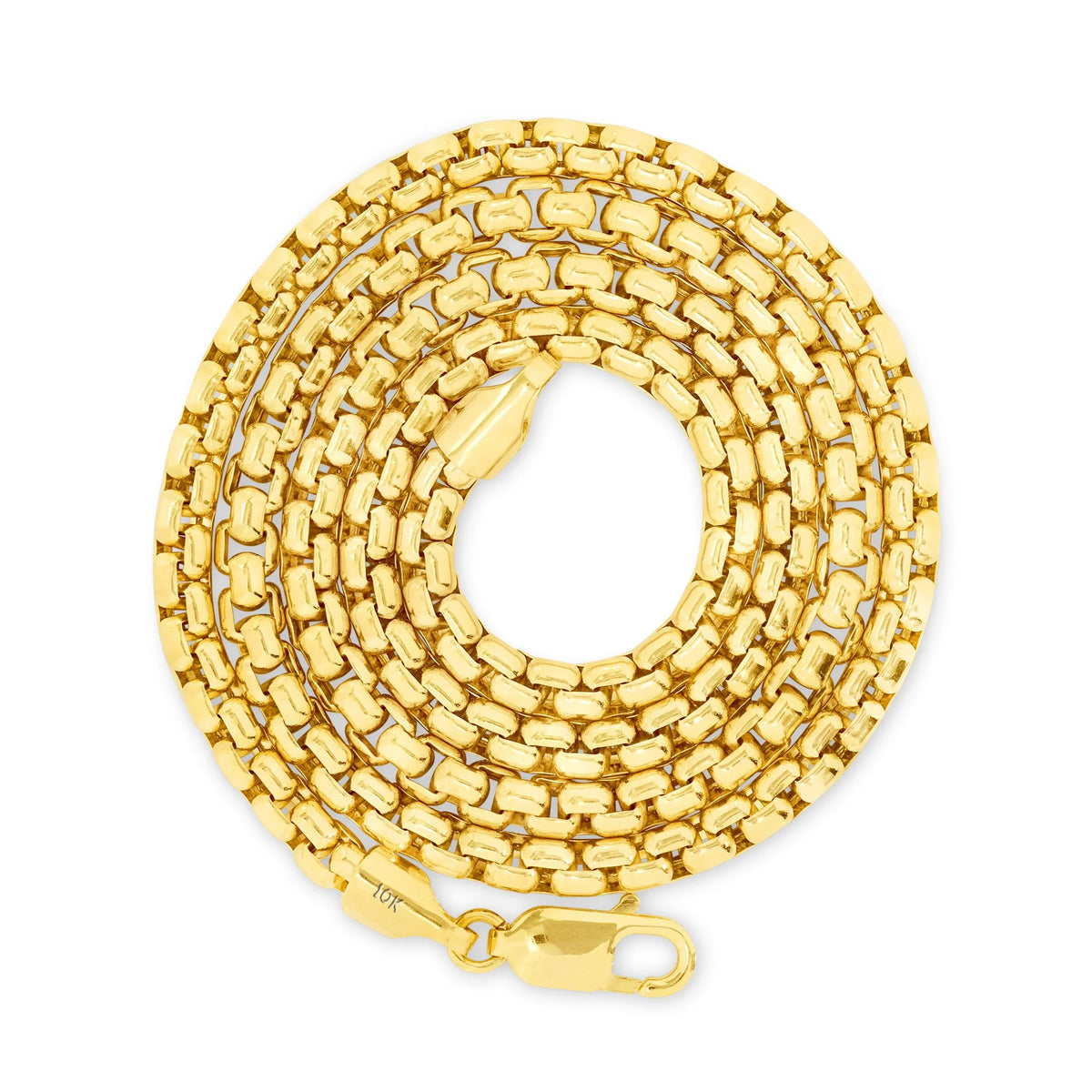 10k Yellow Gold 5mm Rolo Chain Necklace 18" - 24" M68516