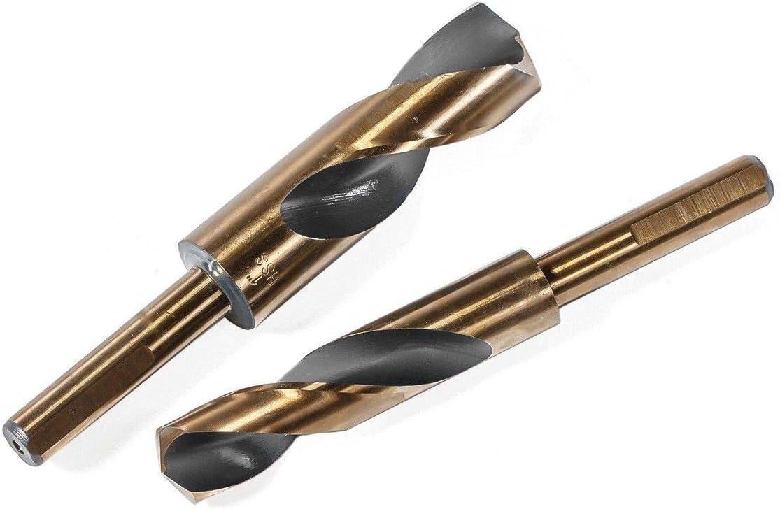 8-Piece High Speed Steel Drill Bit Set 1/2 Shank With Case Q70949