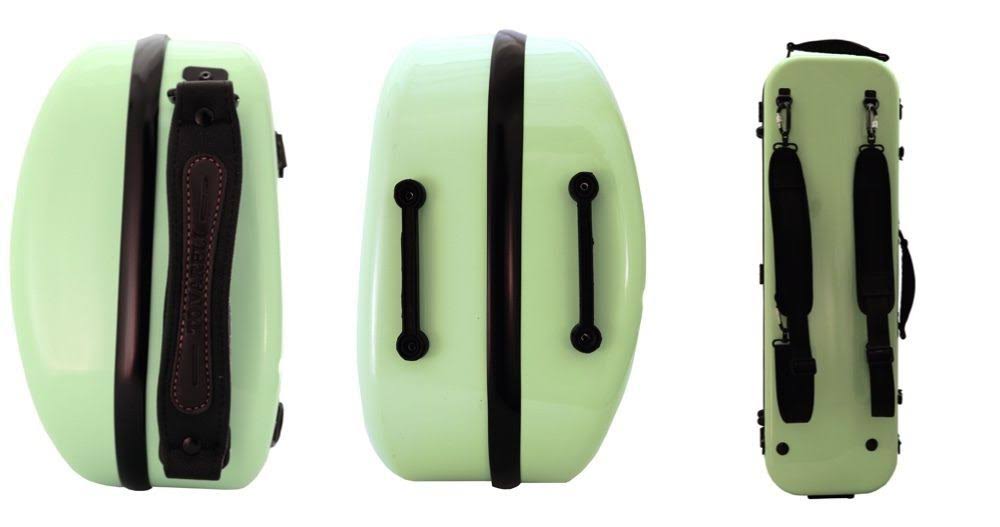 Fiberglass Oblong Lime Violin Case F22769