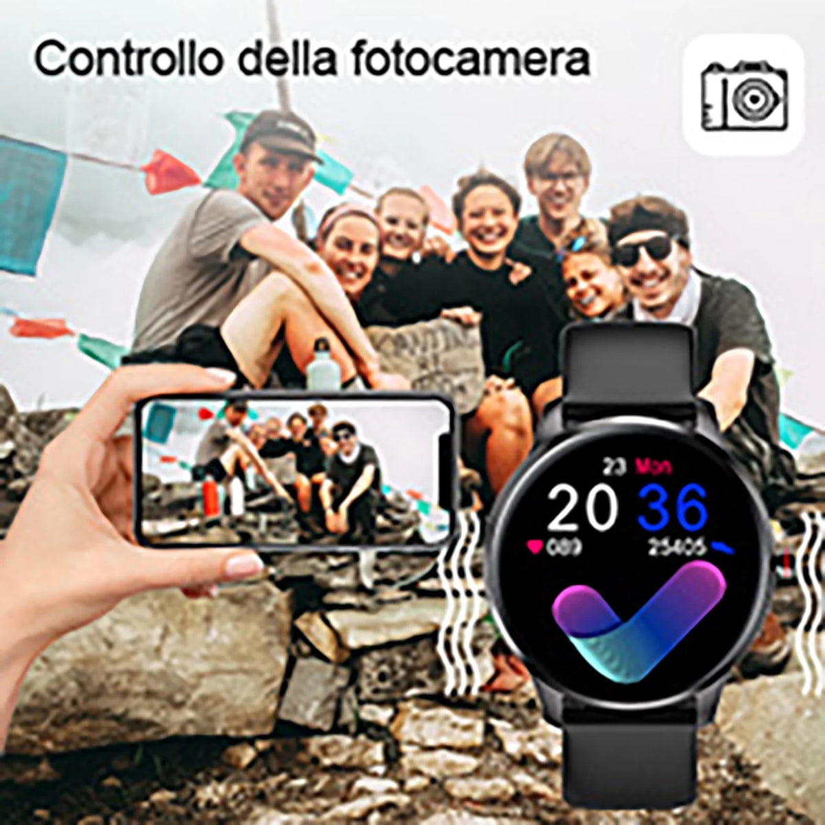 IP68 Waterproof Smart Watch Fitness Tracker J2493