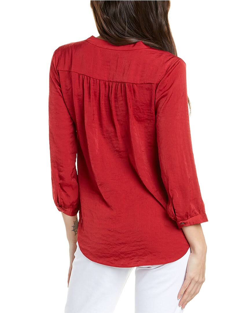 Red Regular 6 (S) Blouse Q419