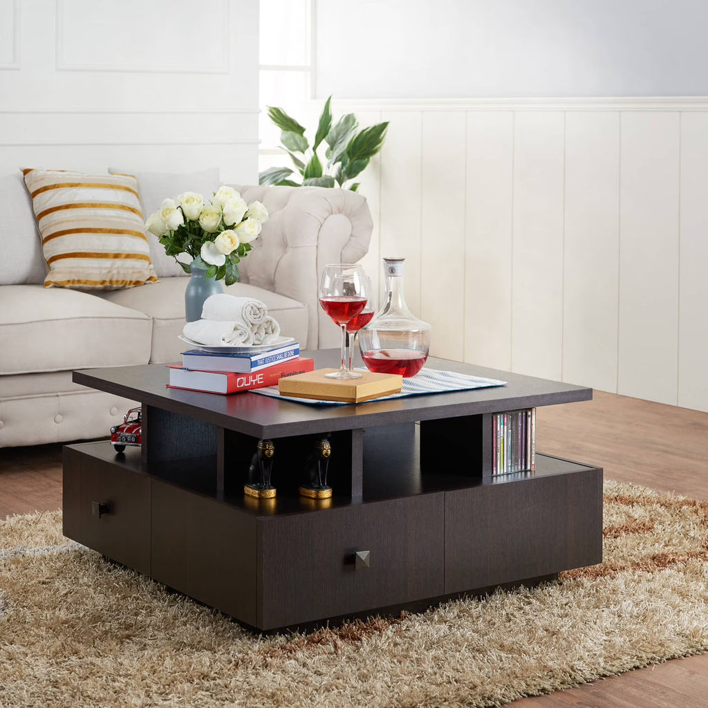 Espresso Storage Coffee Table Z24433