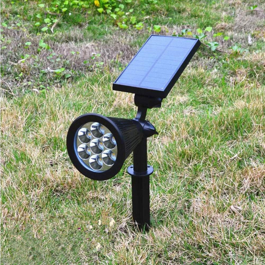 Outdoor Solar Spotlights 7 Led 2-in-1 Waterproof Adjustable Landscape Spotlights (4 Pack) Z92712