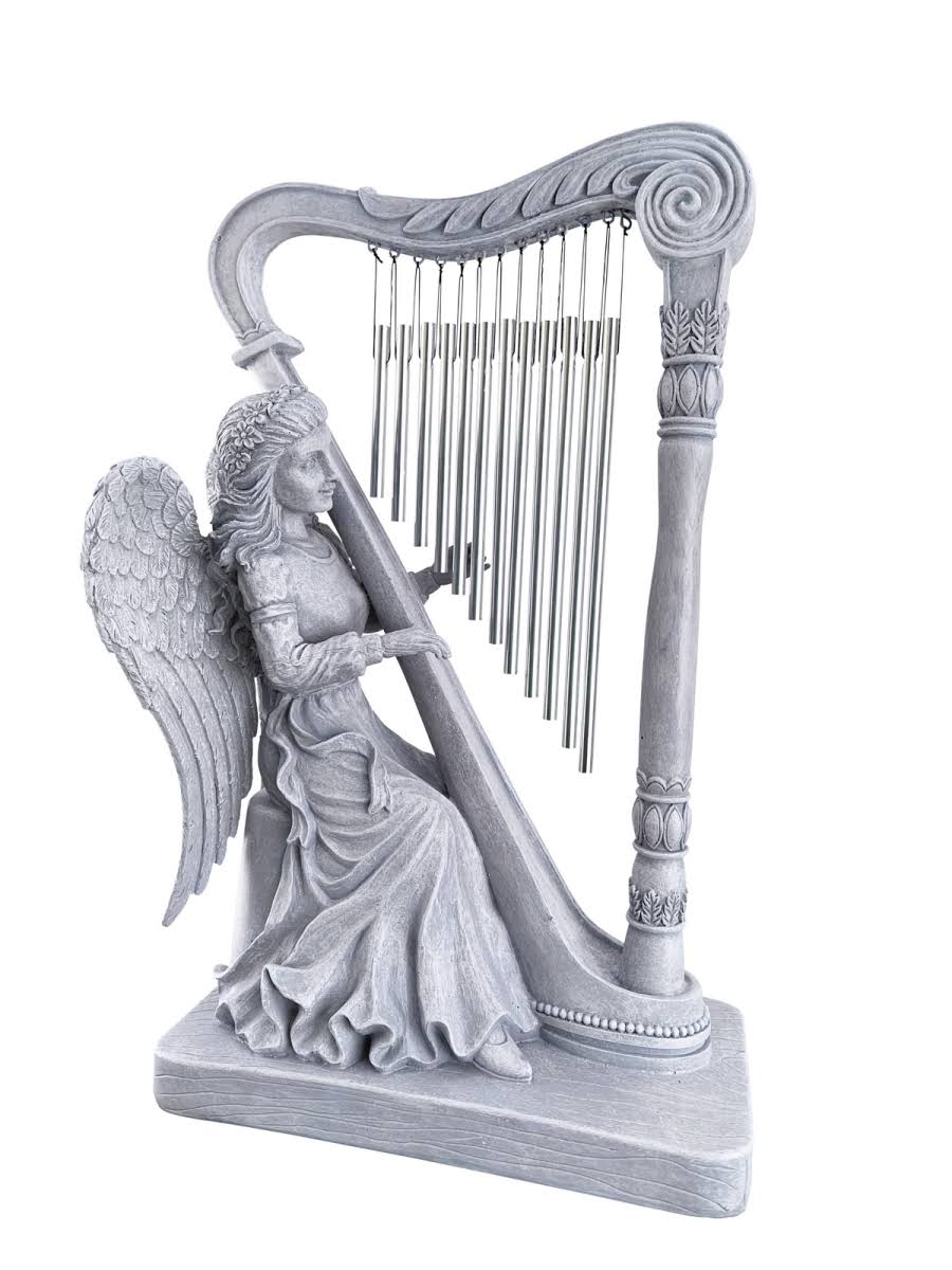 Angel Stone with Harp Chime X825240