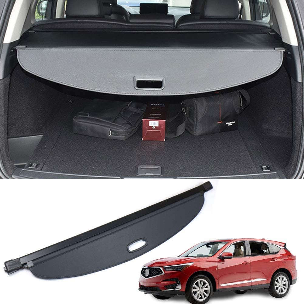 Black Retractable Car Cargo Cover Pack of 2 Q9739