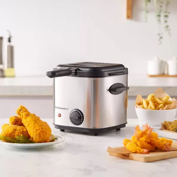 1.5 Qt. Electric Deep Fryer with Removable Basket N14414