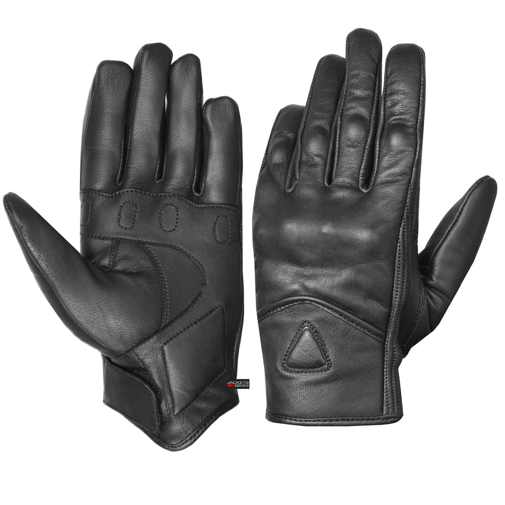 Men's Leather Motorcycle Gel Gloves A875311