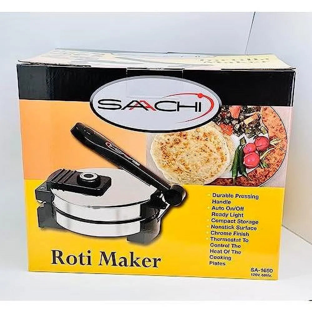 Electric Non-Stick Roti Chapati Flat Bread Tortilla Maker With Temperature Control I4721