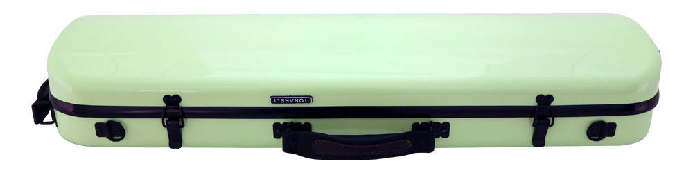 Fiberglass Oblong Lime Violin Case F22769