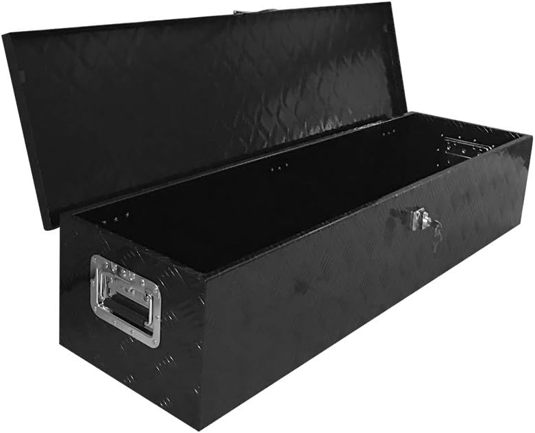 Black Aluminum Truck Bed Storage Toolbox K824