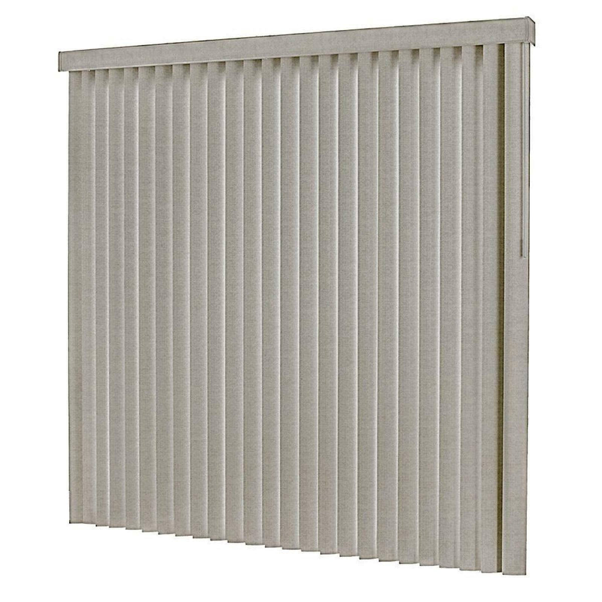 Pearl Gray 3.5 in. Vertical Blind 78 in. W x 84 in. L P376735