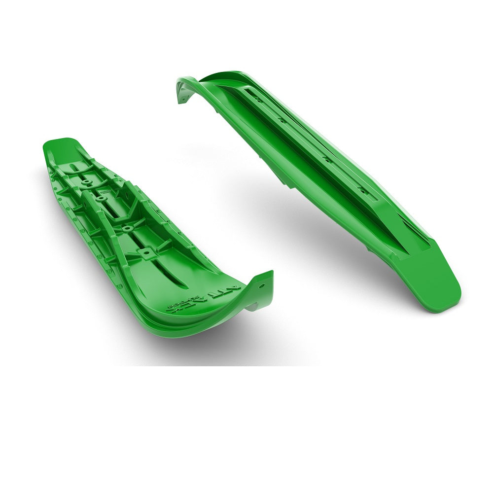 Green Slydog Attack 7" Snowmobile Skis X50572