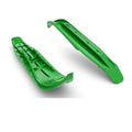 Green Slydog Attack 7" Snowmobile Skis X50572
