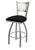 Black Vinyl Swivel Counter Stool P87416