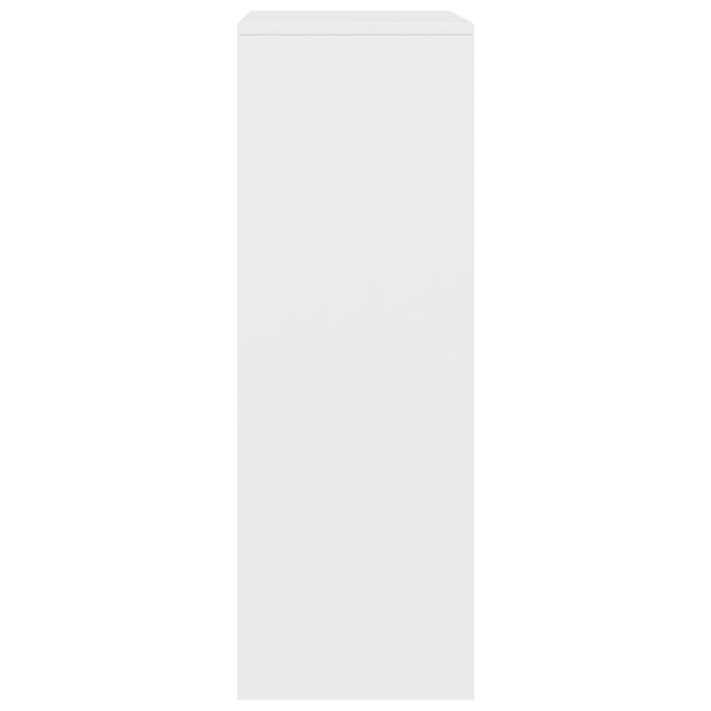 White 6 Drawer Sideboard Chipboard A494