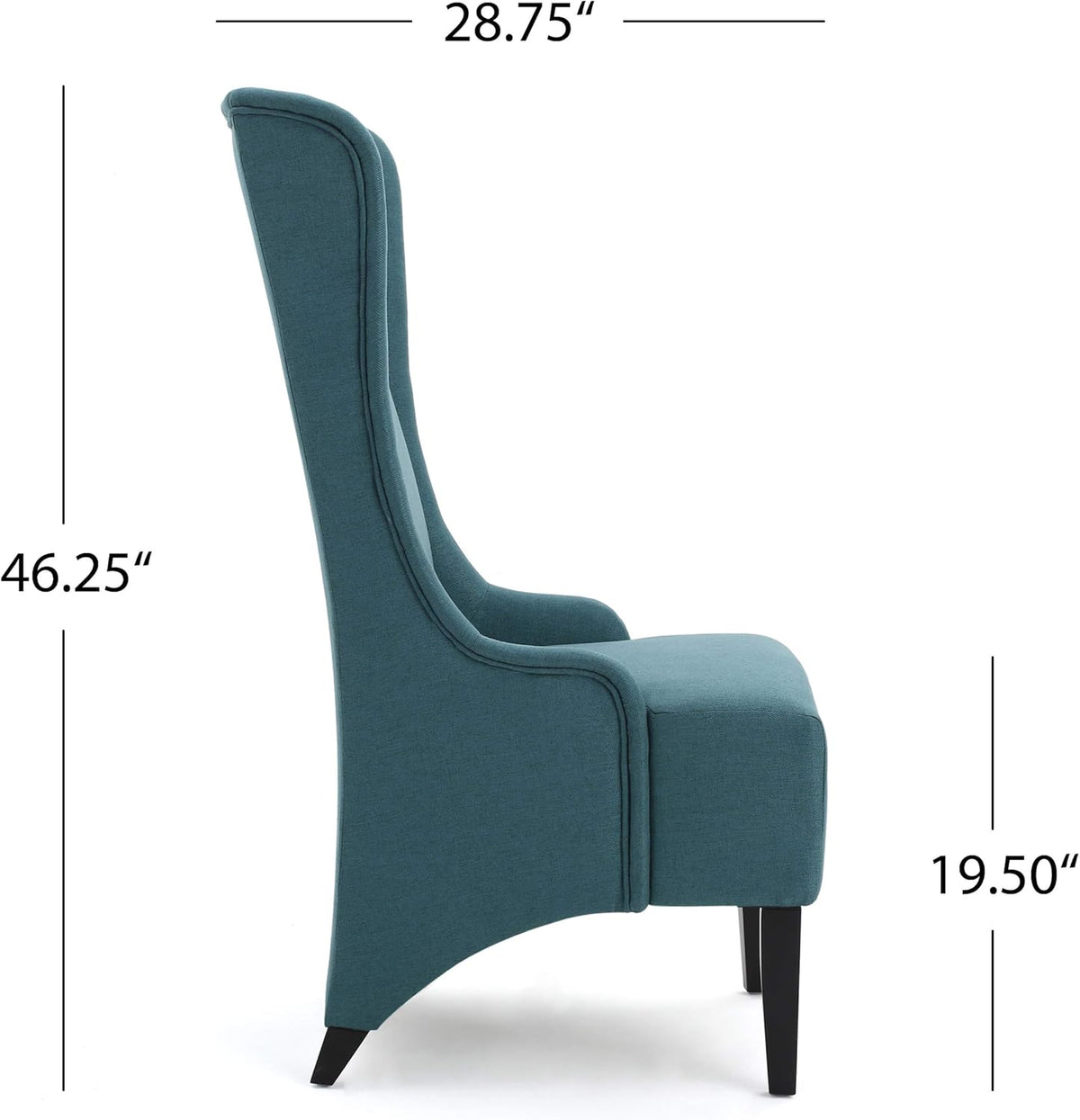 Teal Fabric Dining Chair K973315