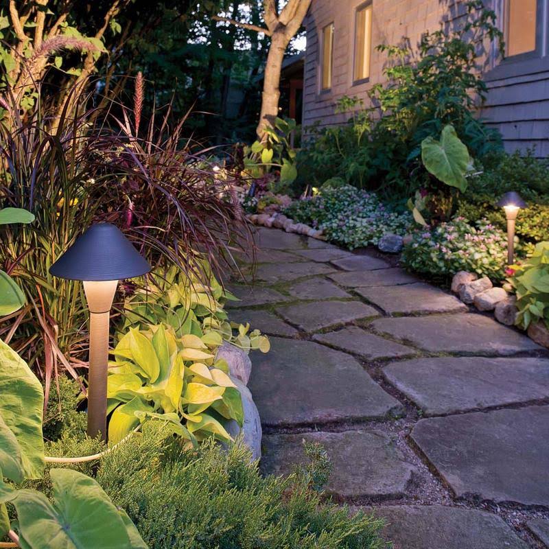 Matte Bronze Path Light E6521