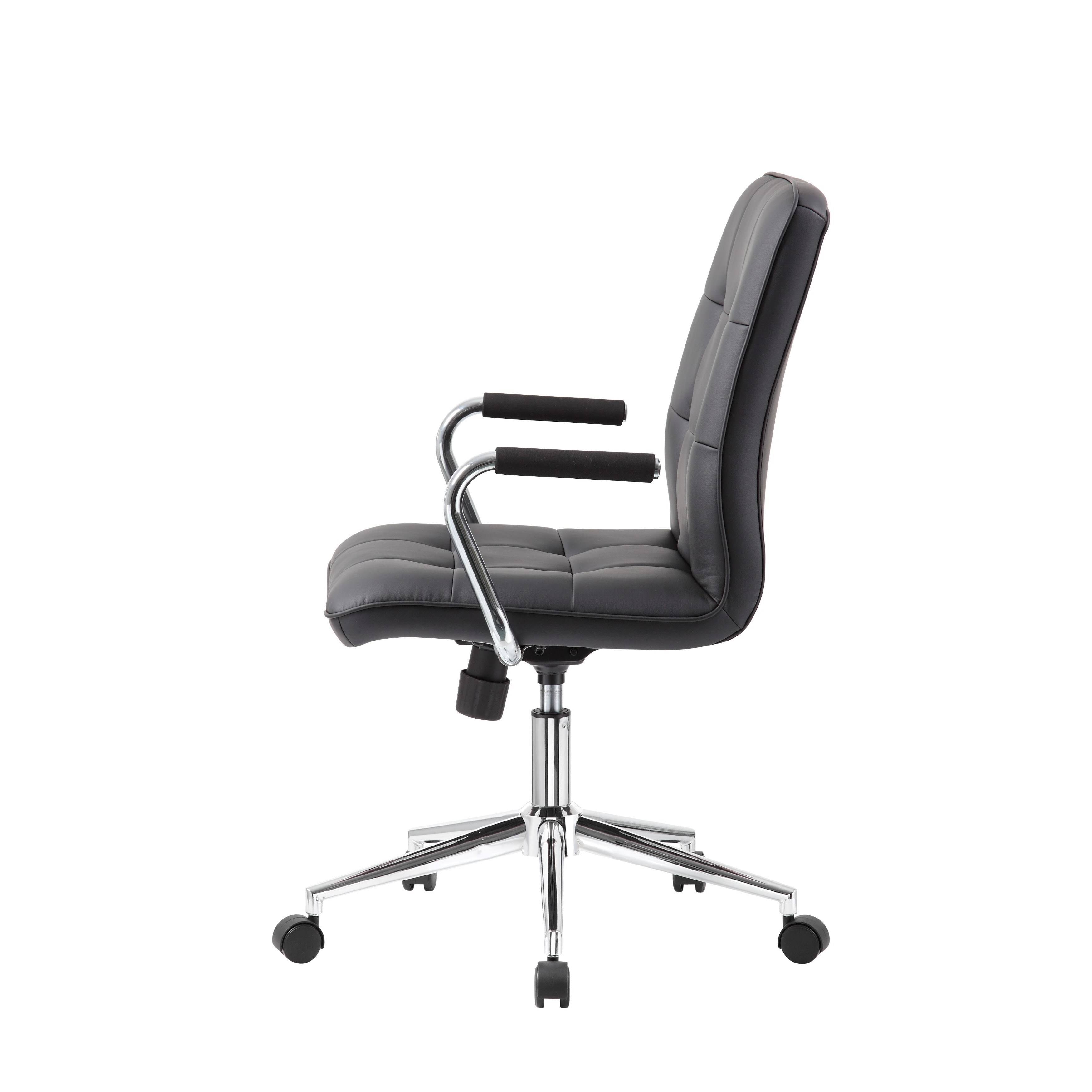 Red Faux Leather Office Chair X40858