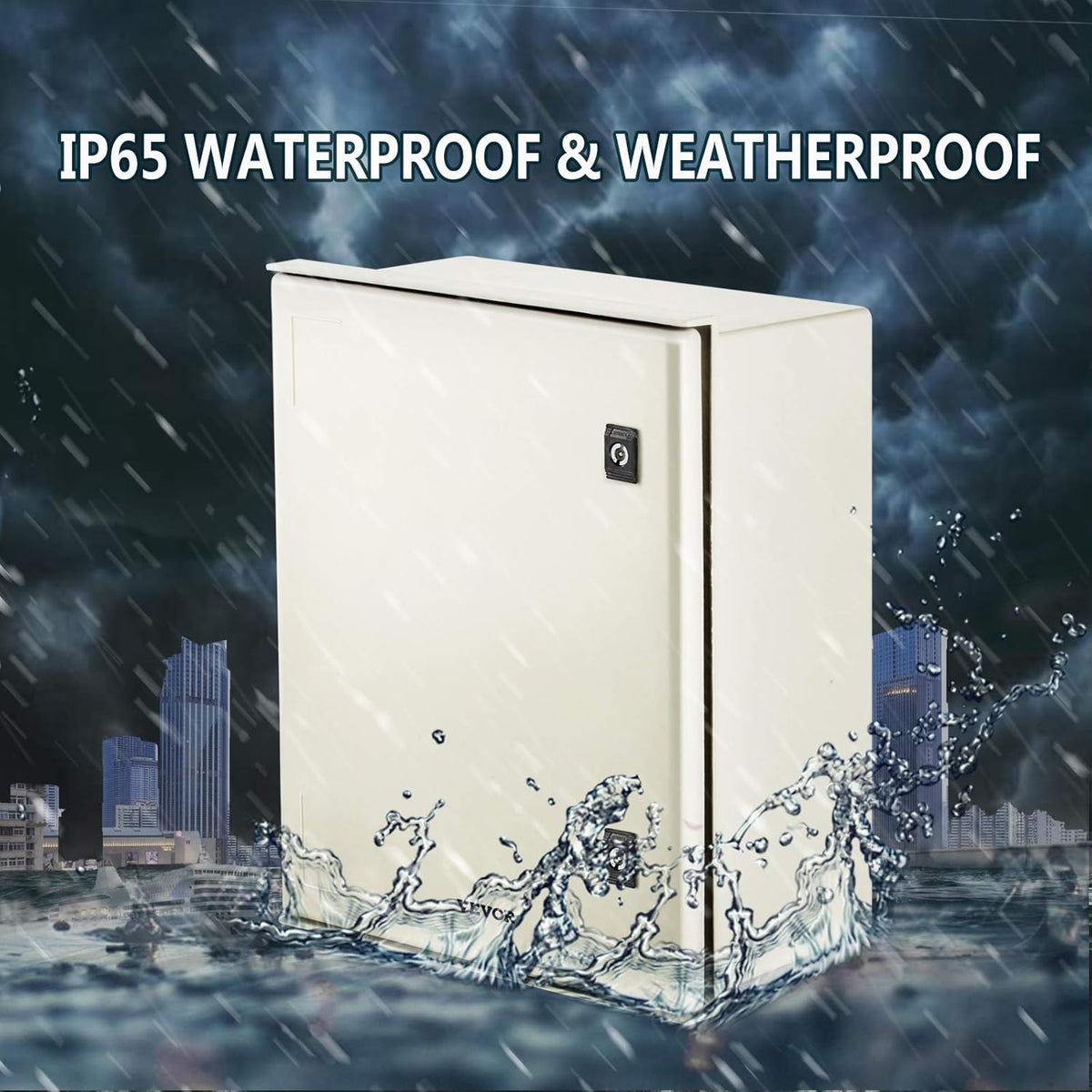 20 x 16 x 8 Inches Wall Mounted Waterproof Electrical Enclosure with Mounting Plate L62164
