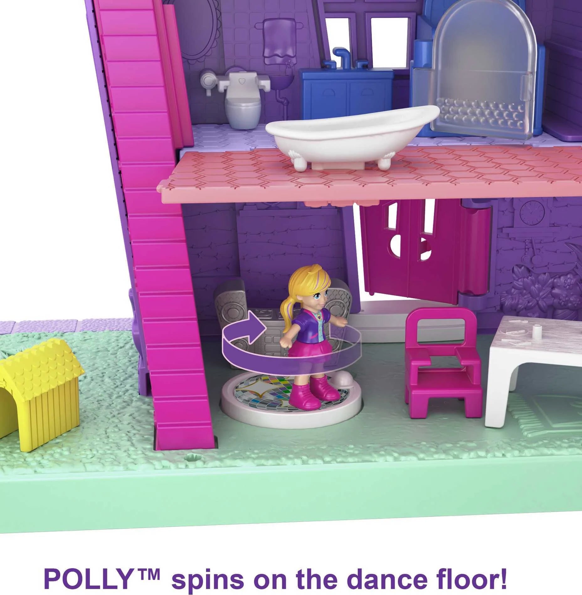 Polly Pocket House Playset with Micro Doll Z8084
