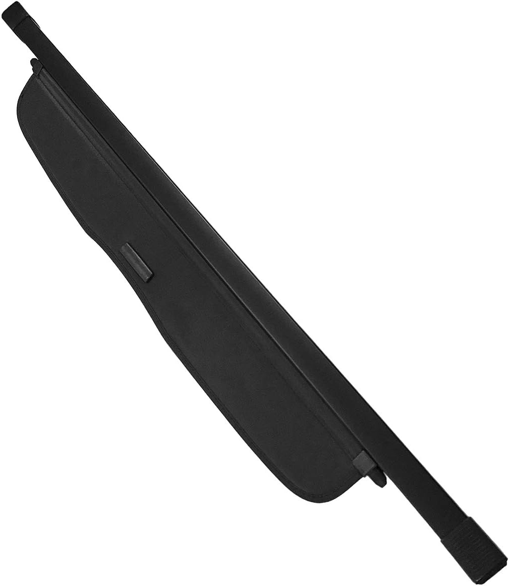 Black Retractable Rear Trunk Security Cover Shade X23581