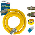 1 OD x 60 Long x 3/4 MIP x 3/4 FIP Gas Flex Line Connector Kit F513