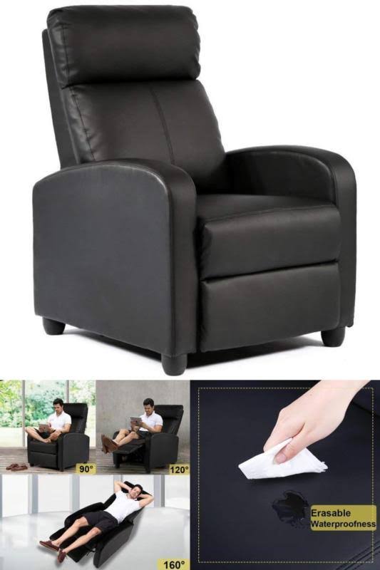 Recliner Massage Chair with Heat and Control O685967