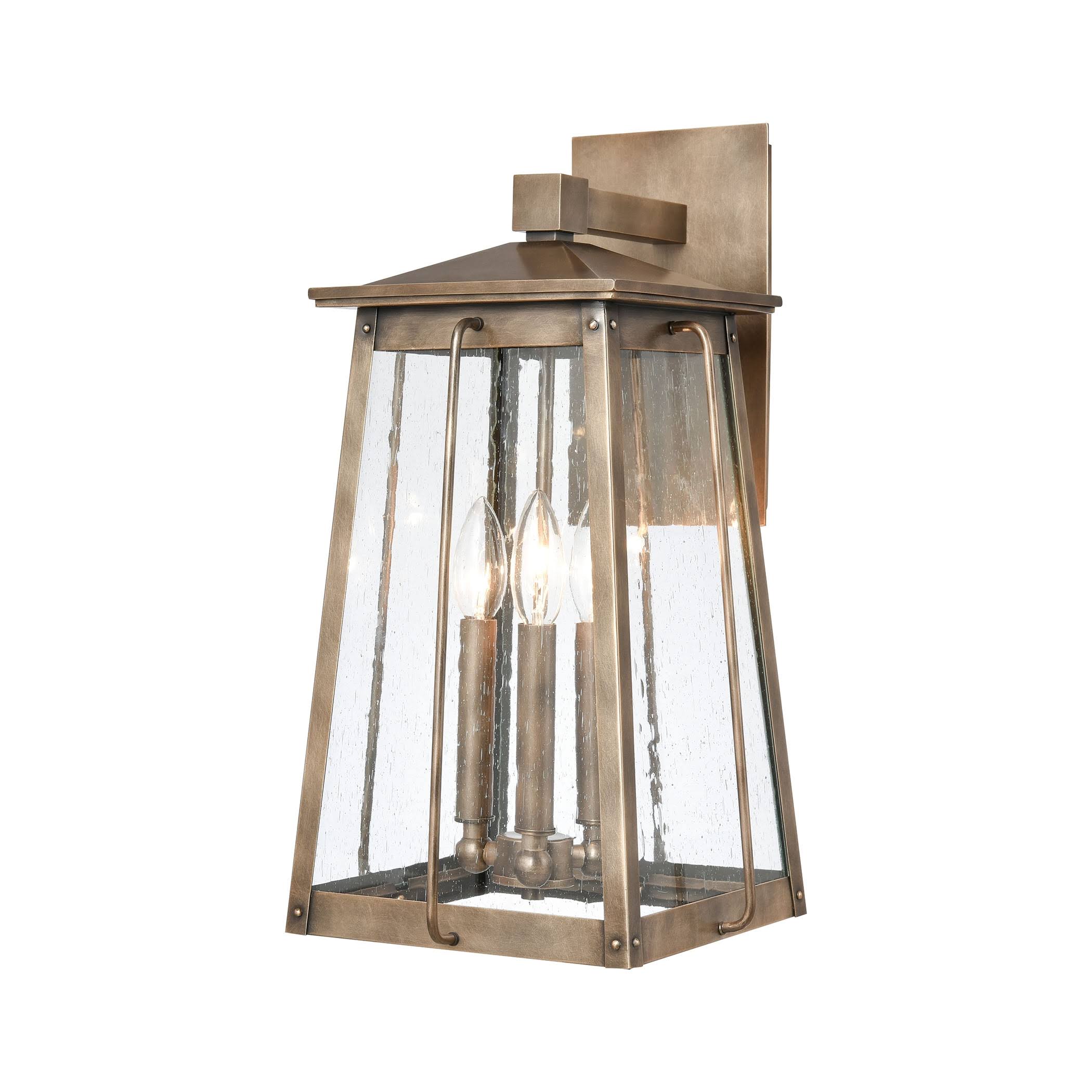 3-Light Sconce in Vintage Brass B8081