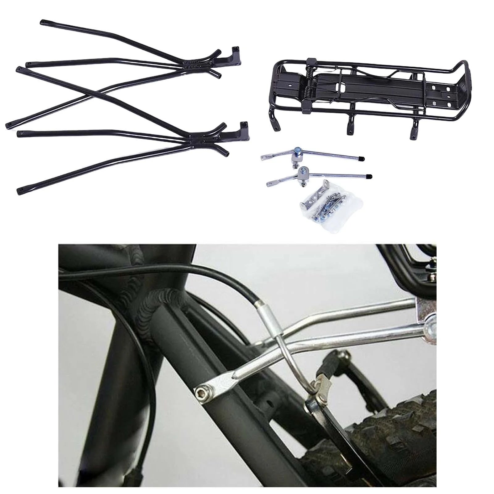 Aluminum Bike Rear Carrier Rack with Disc Brake X8990