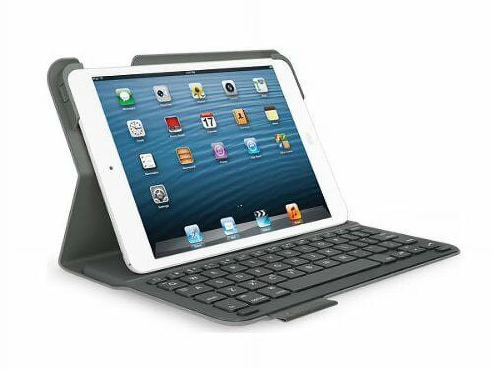 Carbon Black Keyboard Folio Case for iPad Mini Q6784