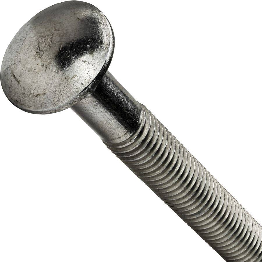5/8-11 x 14x22 Partially Threaded Stainless Steel 18-8 Carriage Bolts Qty 5 V1351