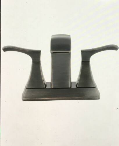 Tuscan Bronze 4 in. Centerset 2-Handle Bathroom Faucet I235