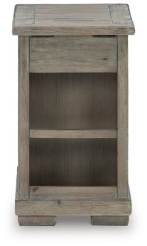 Bisque Chairside End Table T435606