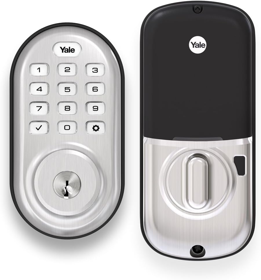 Satin Nickel Push Button Deadbolt Q755658
