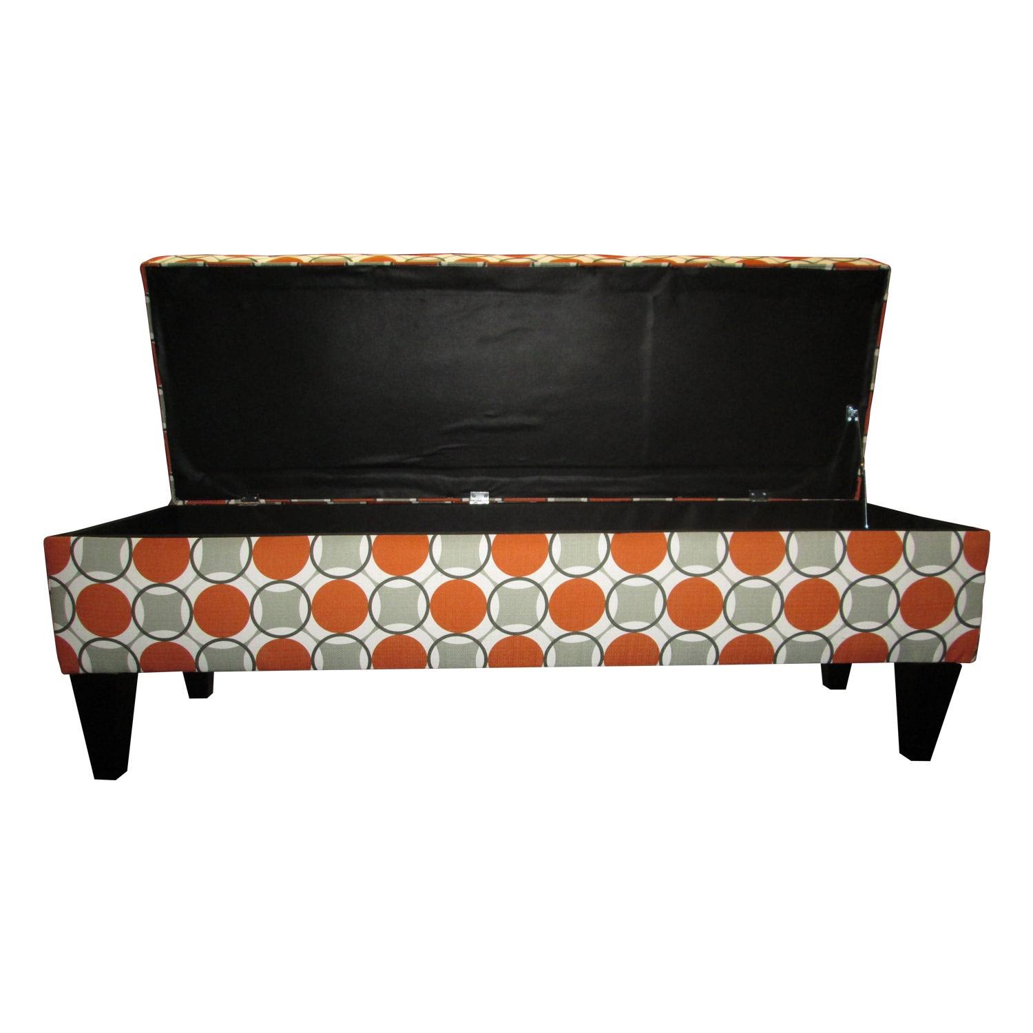 Button Tufted Storage Bench S42535